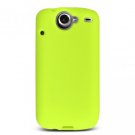 Soft Silicone Skin Cover Case for HTC Google Nexus One - Green