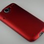 Hard Plastic Rubber Feel Back Cover Case for HTC Google Nexus One - Red