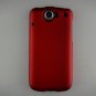 Hard Plastic Rubber Feel Back Cover Case for HTC Google Nexus One - Red