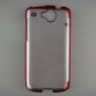Hard Plastic Rubber Feel Back Cover Case for HTC Google Nexus One - Red