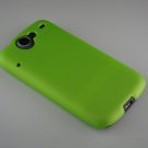 Hard Plastic Rubber Feel Back Cover Case for HTC Google Nexus One - Neon Green