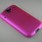 Hard Plastic Rubber Feel Back Cover Case for HTC Google Nexus One - Hot Pink