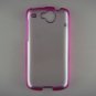 Hard Plastic Rubber Feel Back Cover Case for HTC Google Nexus One - Hot Pink