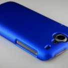 Hard Plastic Rubber Feel Back Cover Case for HTC Google Nexus One - Blue