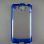 Hard Plastic Rubber Feel Back Cover Case for HTC Google Nexus One - Blue