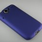 Hard Plastic Rubber Feel Back Cover Case for HTC Google Nexus One - Purple