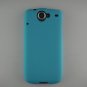 Hard Plastic Rubber Feel Back Cover Case for HTC Google Nexus One - Turquoise