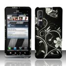 Hard Plastic Rubber Feel Design Case for Motorola Droid 3 - Midnight Garden