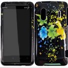Hard Plastic Design Cover Case for HTC Evo Design 4G/Kingdom - Magical Flowers