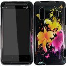 Hard Plastic Design Cover Case for HTC Evo Design 4G/Kingdom - Heavenly Flowers