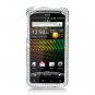Hard Plastic Bling Rhinestone Design Case for HTC Evo Design 4G/Kingdom - Silver
