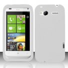 Soft Silicone Skin Cover Case for HTC Radar 4G (T-Mobile) - White