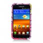 Hard Plastic Bling Rhinestone Design Case for Samsung Galaxy S II Epic 4G Touch - Fall Flowers