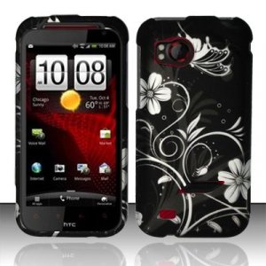 Hard Plastic Rubber Feel Design Case for HTC Rezound 6425 - Midnight Garden