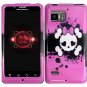 Hard Plastic Design Case for Motorola Droid Bionic Targa XT875 - Pink Girly's Skull
