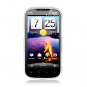 Hard Plastic Rubber Feel Cover Case for HTC Amaze 4G/Ruby - White
