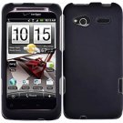 Hard Plastic Rubber Feel Cover Case for HTC Radar 4G - Black