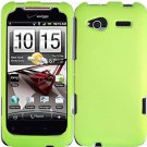 Hard Plastic Rubber Feel Cover Case for HTC Radar 4G - Neon Green