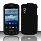 Hard Plastic Rubber Feel Case for Samsung Stratosphere i405 - Black