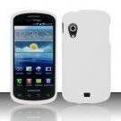 Hard Plastic Rubber Feel Case for Samsung Stratosphere i405 - White