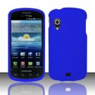 Hard Plastic Rubber Feel Case for Samsung Stratosphere i405 - Blue