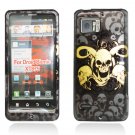 Hard Plastic Design Case for Motorola Droid Bionic Targa XT875 - Yellow Skulls