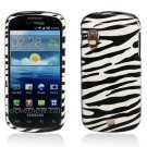 Hard Plastic Design Case for Samsung Stratosphere i405 - Black and White Zebra