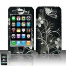 Hard Plastic Rubber Feel Design Case for Apple iPhone 3G/3GS - Midnight Garden