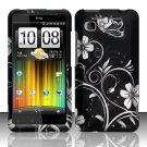Hard Plastic Rubber Feel Design Case for HTC Vivid/Holiday - Midnight Garden