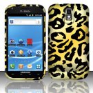 Hard Plastic Rubber Feel Design Case for Samsung Galaxy S II/Hercules T989 - Golden Cheetah