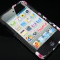 Hard Plastic Rubber Feel Design Case for Apple iPod Touch 4 - Cherry Blossom