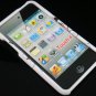 Hard Plastic Rubber Feel Design Case for Apple iPod Touch 4 - Inked Hearts
