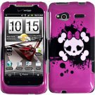Hard Plastic Design Cover Case for HTC Radar 4G - Girly's Skull