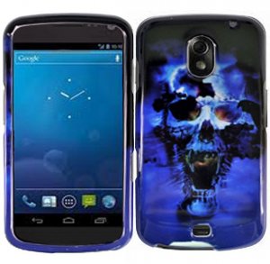 Hard Plastic Design Case for Samsung Galaxy Nexus CDMA i515/i9250 (Verizon/Sprint) - Blue Skull