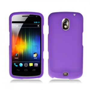 Hard Plastic Rubber Feel Case for Samsung Galaxy Nexus CDMA i515/i9250 (Verizon/Sprint) - Purple