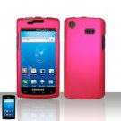 Hard Plastic Rubber Feel Case for Samsung Captivate i897 - Hot Pink