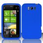 Soft Silicone Skin Cover Case for HTC Titan X310e - Blue