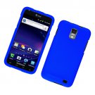 Hard Plastic Rubber Feel Case for Samsung Galaxy S II Skyrocket i727 (AT&T) - Blue