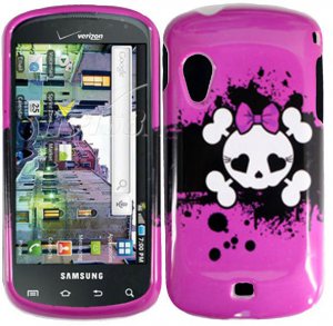 Hard Plastic Design Case for Samsung Stratosphere i405 - Girly's Skull