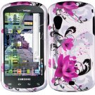 Hard Plastic Design Case for Samsung Stratosphere i405 - Purple Lily
