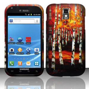 Hard Plastic Rubber Feel Design Case for Samsung Galaxy S II/Hercules T989 - Art Design II
