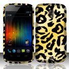 Hard Plastic Rubberized Design Case for Samsung Galaxy Nexus CDMA (Verizon/Sprint) - Golden Cheetah