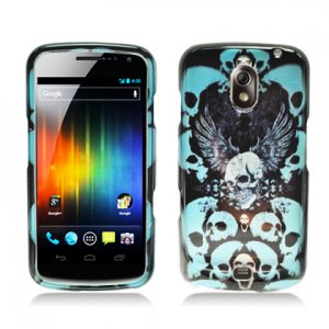 Hard Plastic Design Case for Samsung Galaxy Nexus CDMA i515/i9250 (Verizon/Sprint) - Skull & Wings