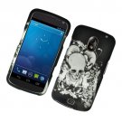 Hard Plastic Rubberized Design Case for Samsung Galaxy Nexus CDMA (Verizon/Sprint) - Skull & Angels