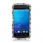 Hard Plastic Bling Rhinestone Design Case for Samsung Galaxy S II Skyrocket - Silver & Black Zebra