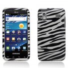 Hard Plastic Design Case for Samsung Captivate Glide 4G - Black and White Zebra