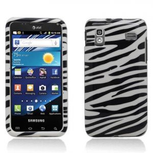 Hard Plastic Design Case for Samsung Captivate Glide 4G - Black and White Zebra