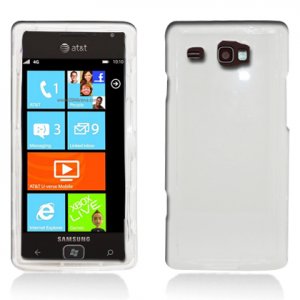 Hard Plastic Transparent Cover Case for Samsung Focus Flash i677 (AT&T) - Clear