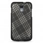 Hard Plastic Rubber Feel Design Case for Samsung Galaxy S II Skyrocket i727 - Smoke Diagonal Check