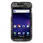 Hard Plastic Rubber Feel Design Case for Samsung Galaxy S II Skyrocket i727 - Smoke Diagonal Check